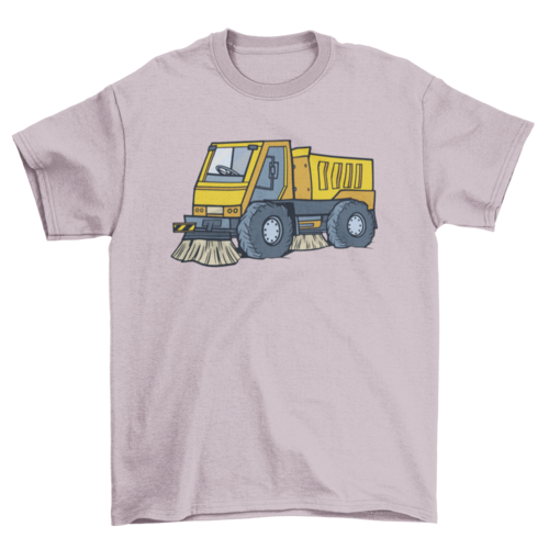 Street Sweeper Truck T-shirt Design