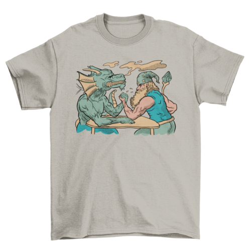 Dragon and wizard t-shirt