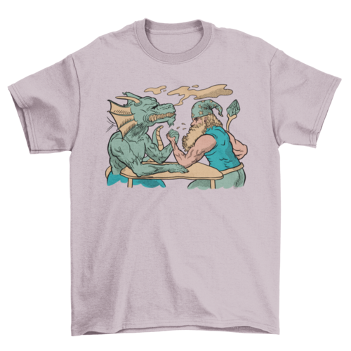 Dragon and wizard t-shirt
