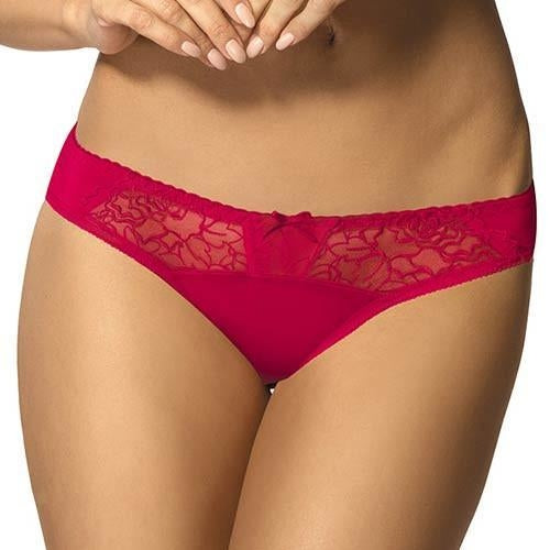 Semi Sheer Low Rise Bikini Panty Gorteks Pamela White