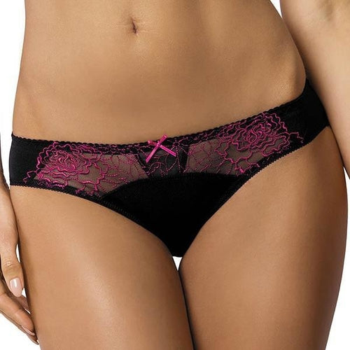 Semi Sheer Low Rise Bikini Panty Gorteks Pamela White