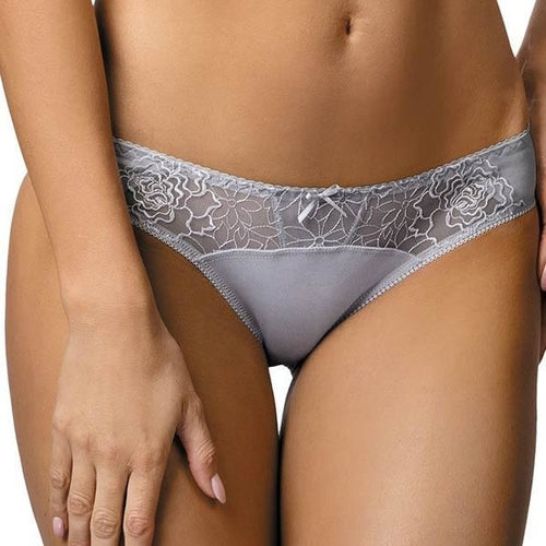 Semi Sheer Low Rise Bikini Panty Gorteks Pamela White